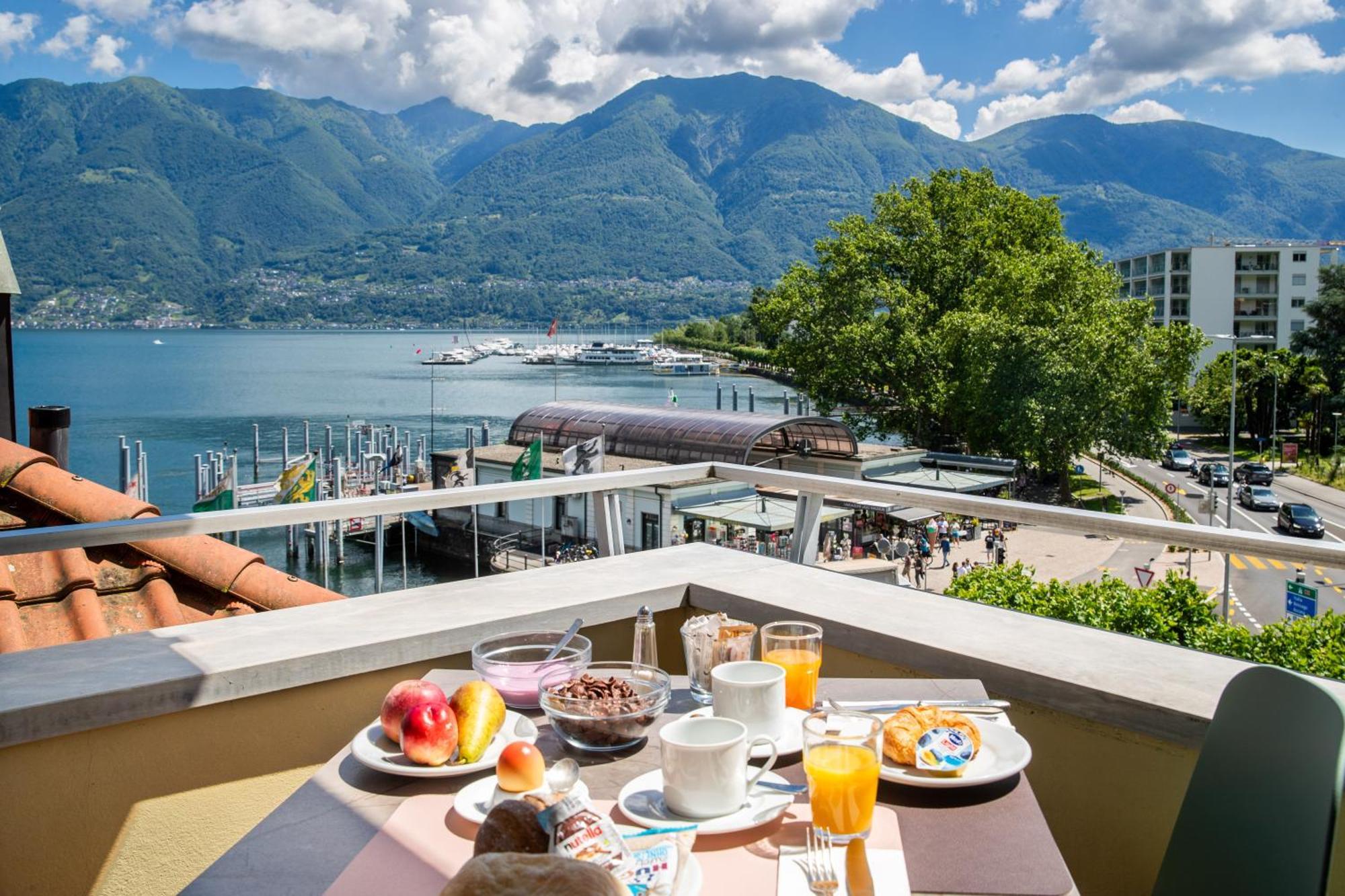 Hotel Rondinella Locarno Exterior foto